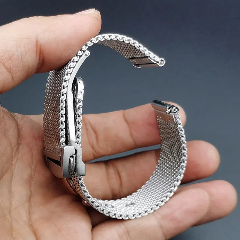 Strap for Omega for Seamaster 300 007 Watch Band 20mm 22mm Stainless Steel  Luxury Mesh Bracelet Business Watch Accessories - EverythingWhatYouWant