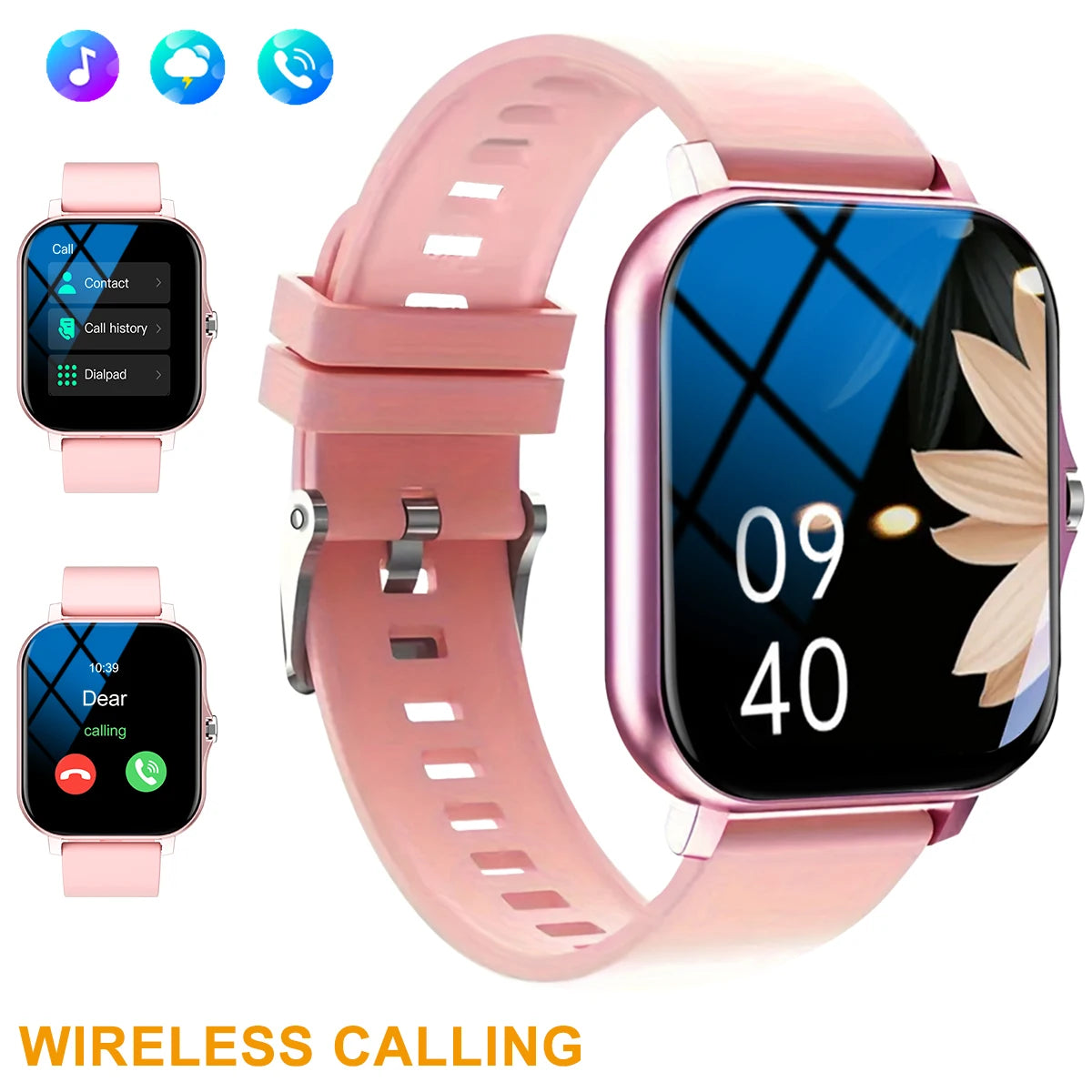 Hot Smart watch, multi-function sports smart watch, wireless call/wireless music, multiple APP message reminders - EverythingWhatYouWant