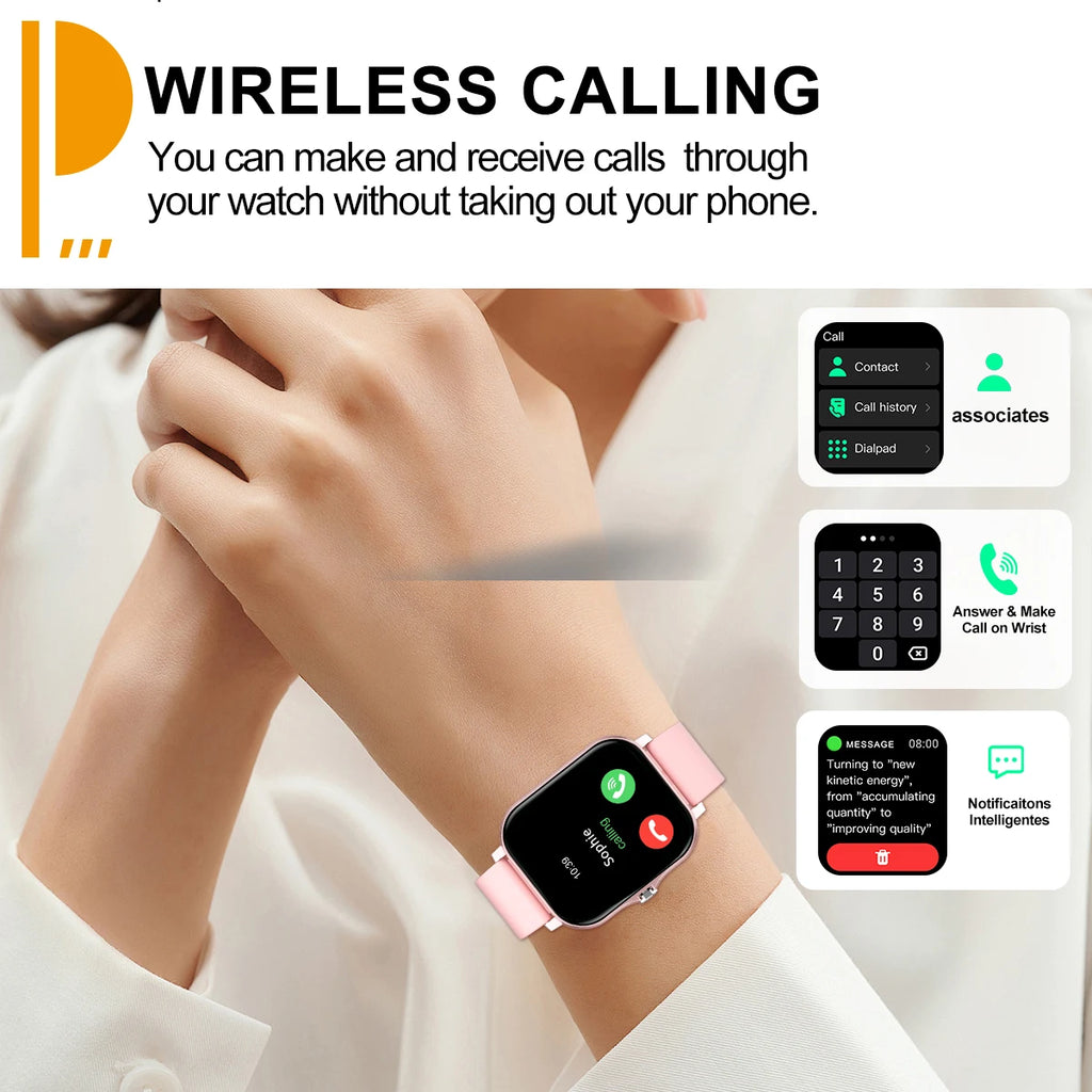 Hot Smart watch, multi-function sports smart watch, wireless call/wireless music, multiple APP message reminders - EverythingWhatYouWant