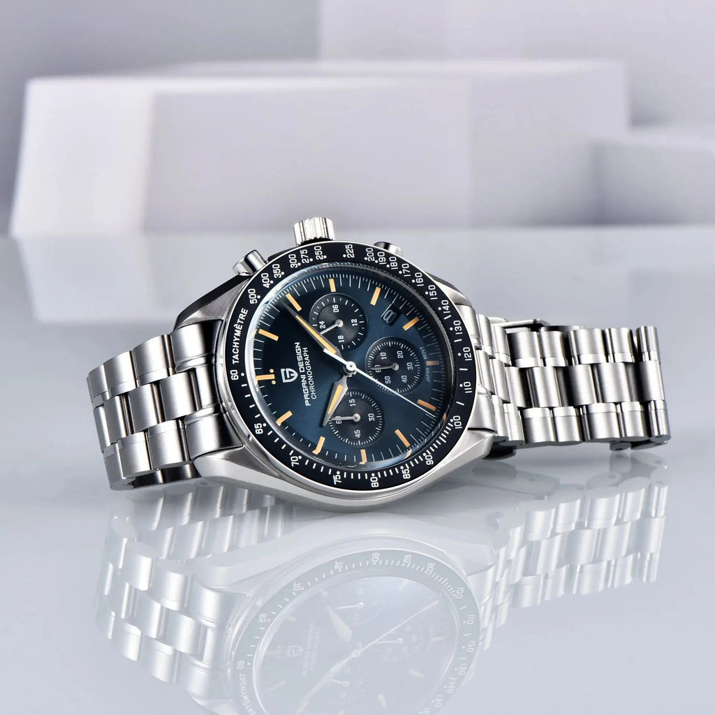 PAGANI DESIGN PD1701 Tribute to CK2998 Moon Watch Retro Quartz Watch For Men AR Sapphire crystal Sport Chronograph Man 2026 New - EverythingWhatYouWant