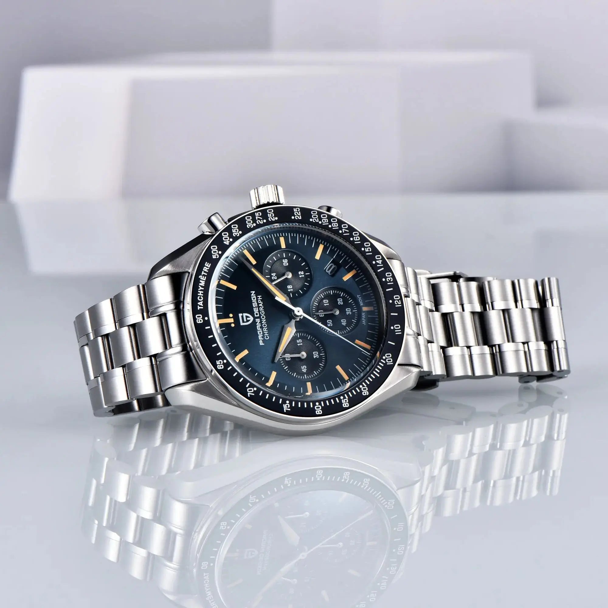 PAGANI DESIGN PD1701 Tribute to CK2998 Moon Watch Retro Quartz Watch For Men AR Sapphire crystal Sport Chronograph Man 2026 New - EverythingWhatYouWant