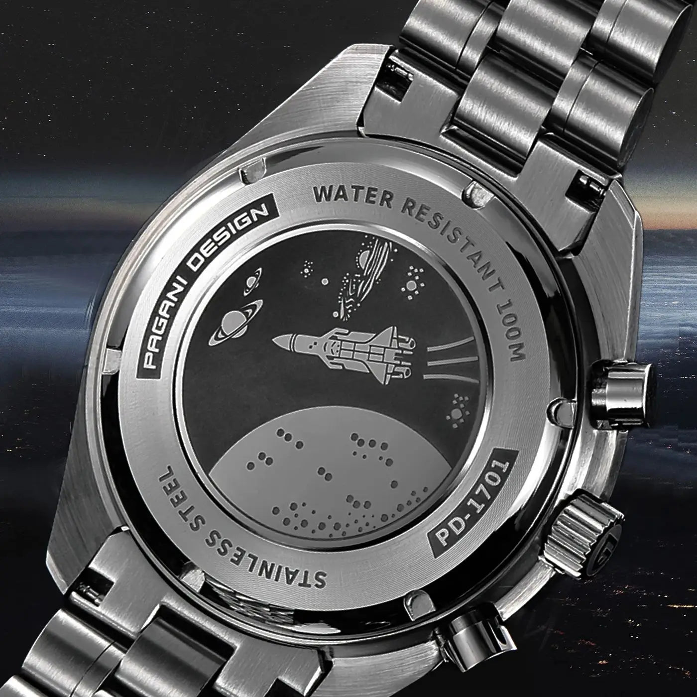 PAGANI DESIGN PD1701 Tribute to CK2998 Moon Watch Retro Quartz Watch For Men AR Sapphire crystal Sport Chronograph Man 2026 New - EverythingWhatYouWant