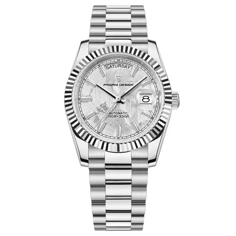 PAGANI DESIGN New Week Calendar Type Man watch ST16 Movt Waterproof Mechanical Watch 316L All Steel Luxury Luminous Men watch - EverythingWhatYouWant