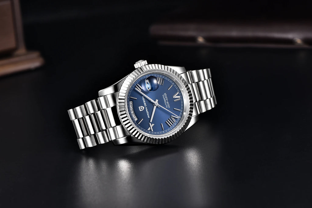 PAGANI DESIGN New Week Calendar Type Man watch ST16 Movt Waterproof Mechanical Watch 316L All Steel Luxury Luminous Men watch - EverythingWhatYouWant