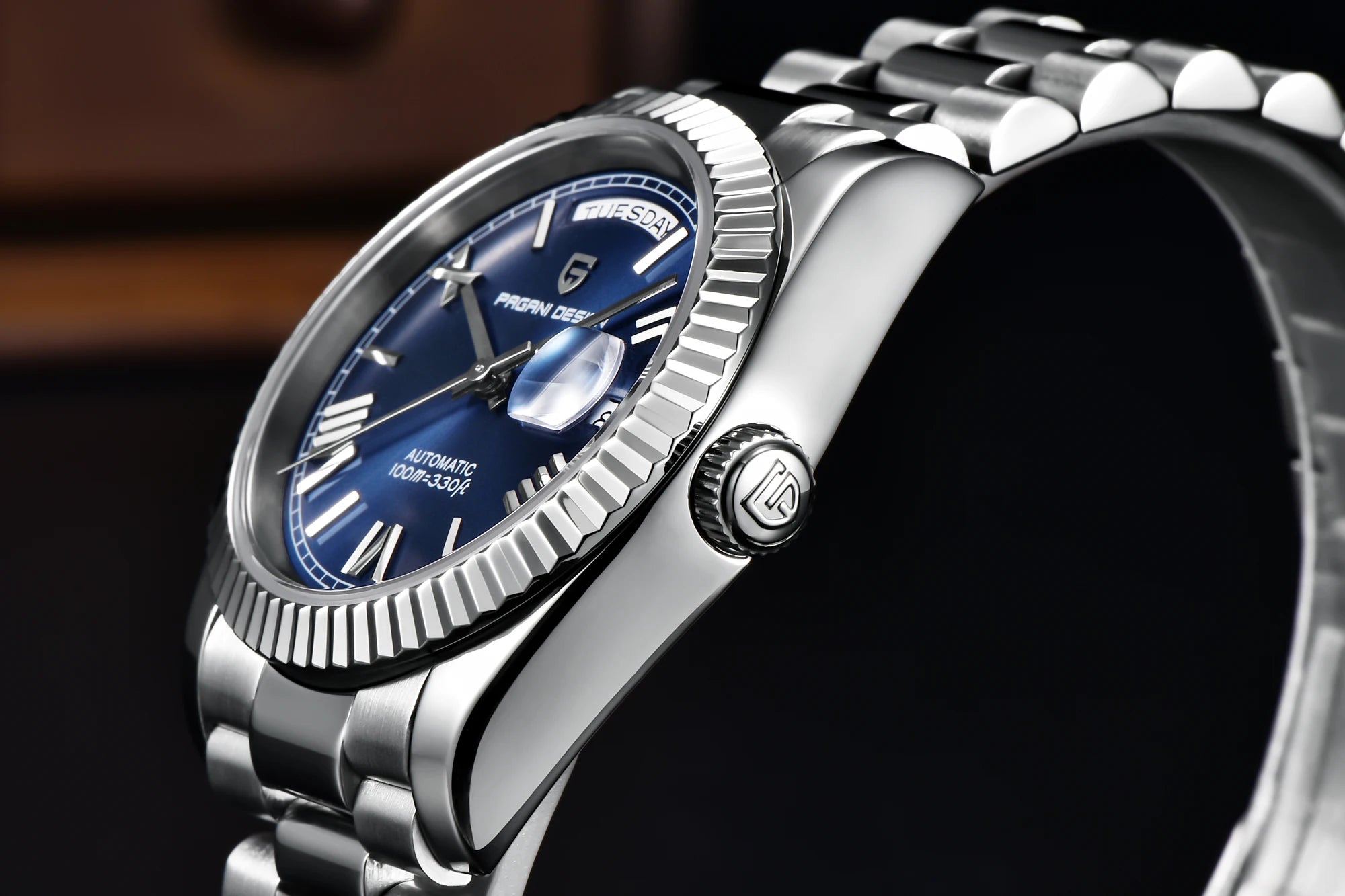 PAGANI DESIGN New Week Calendar Type Man watch ST16 Movt Waterproof Mechanical Watch 316L All Steel Luxury Luminous Men watch - EverythingWhatYouWant