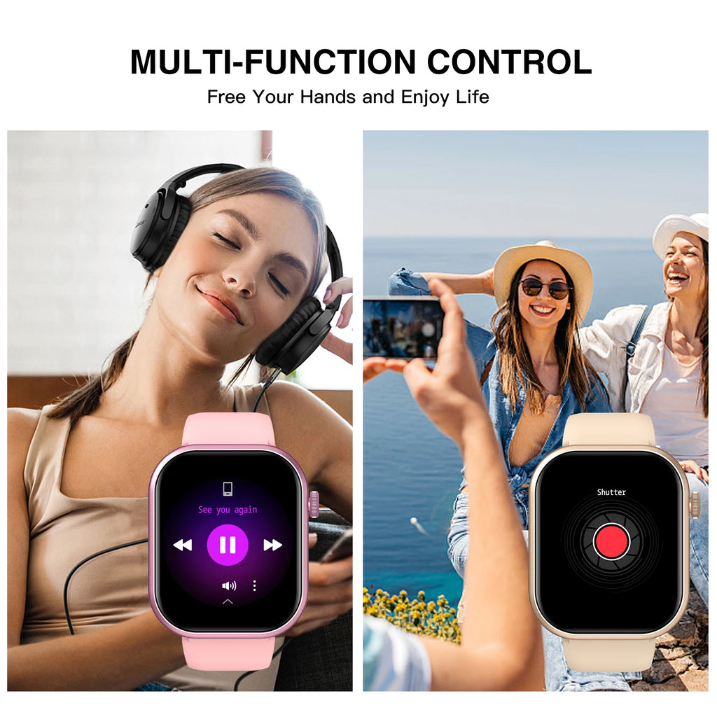 HOT Smartwatch full touch screen, answer and make calls, message reminders, custom watch face wallpaper and other functions - EverythingWhatYouWant