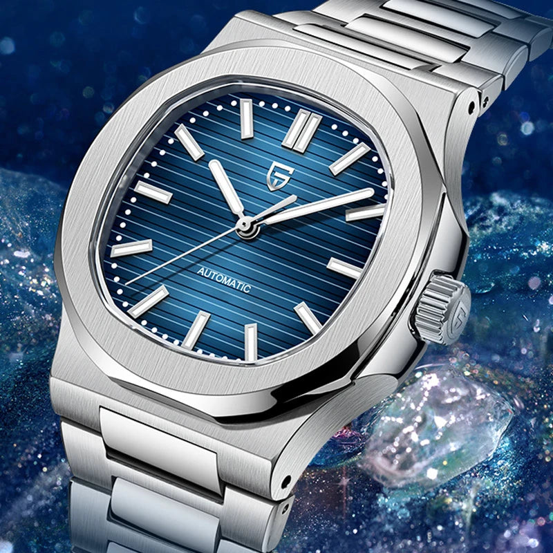 PAGANI DESIGN Top Luxury Automatic Watch For Men Mechanical Watches Men Sports Waterproof Sapphire Stainless Steel Reloj Hombre - EverythingWhatYouWant