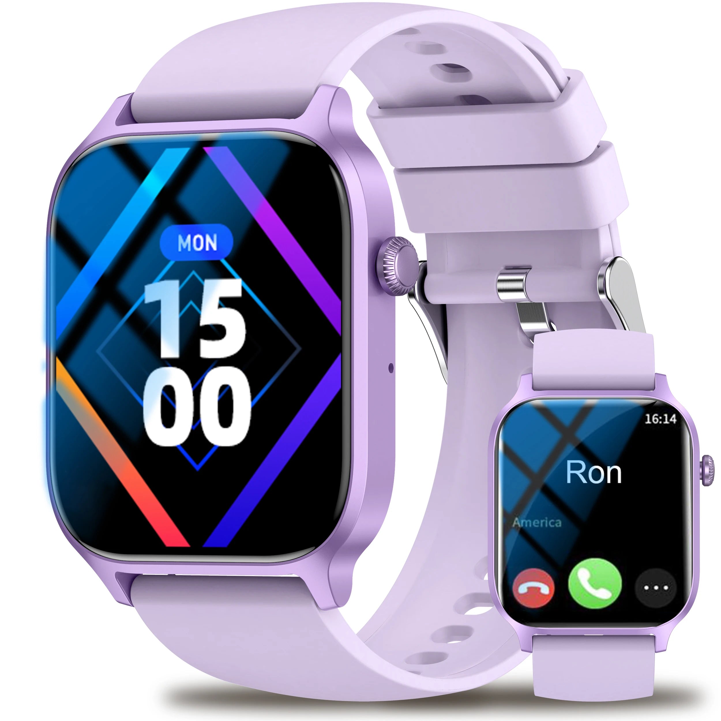 HOT Smartwatch full touch screen, answer and make calls, message reminders, custom watch face wallpaper and other functions - EverythingWhatYouWant