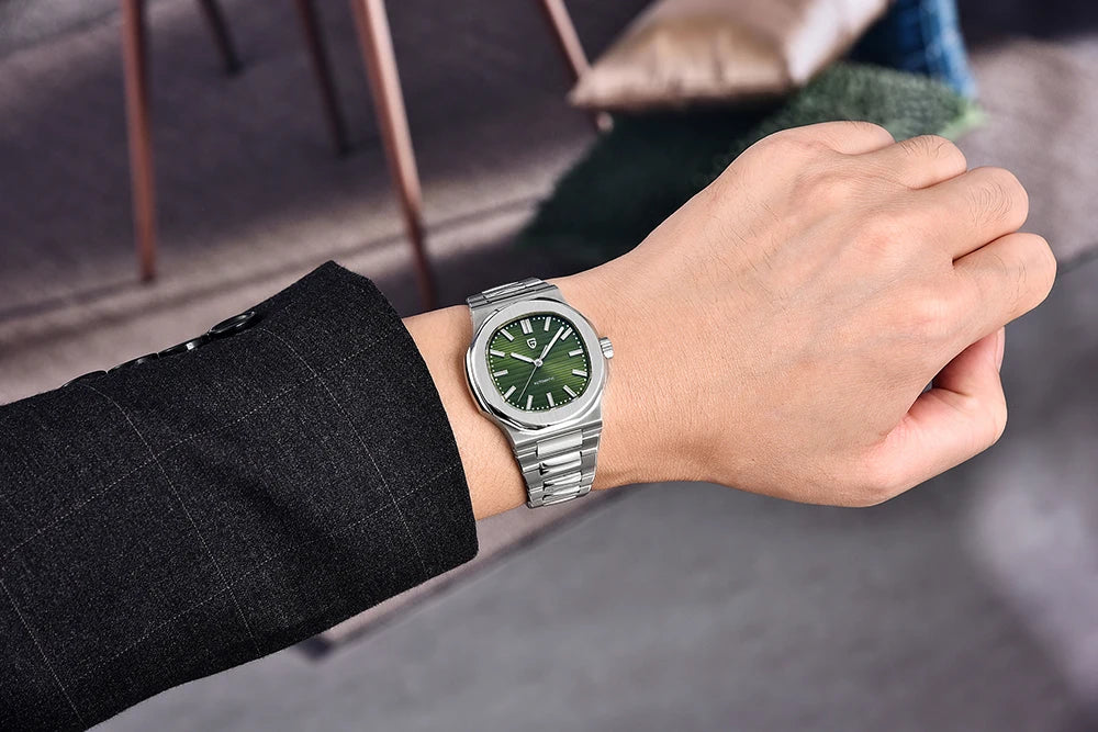PAGANI DESIGN Top Luxury Automatic Watch For Men Mechanical Watches Men Sports Waterproof Sapphire Stainless Steel Reloj Hombre - EverythingWhatYouWant