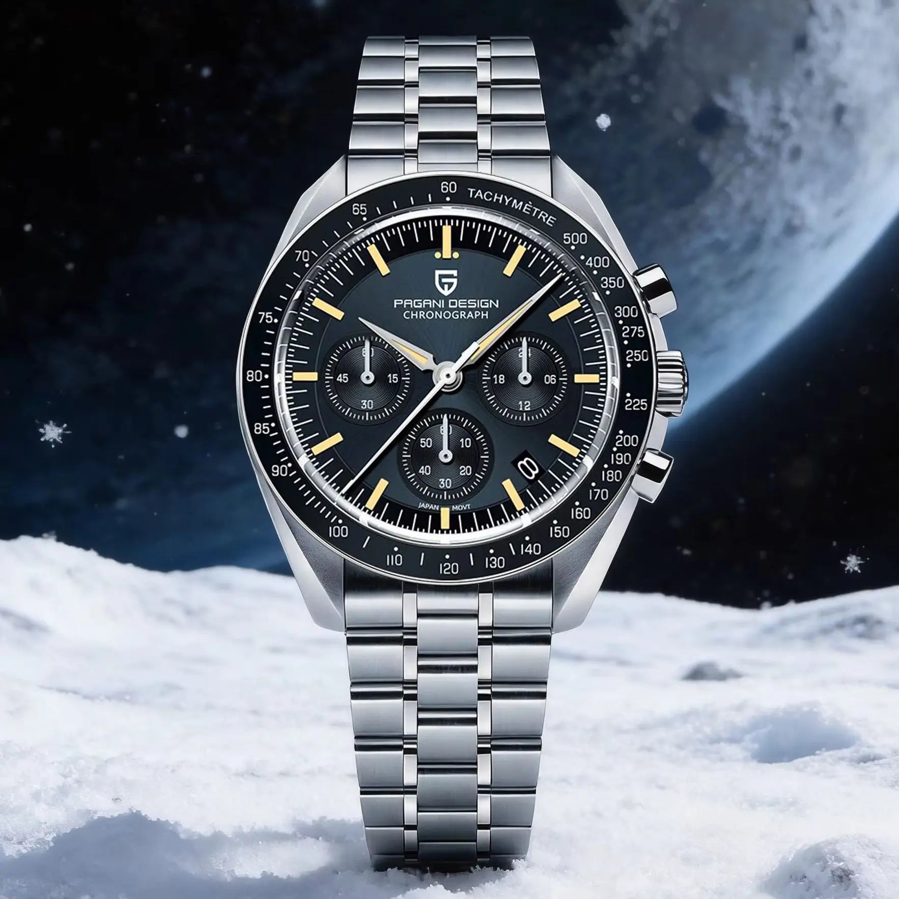 PAGANI DESIGN PD1701 Tribute to CK2998 Moon Watch Retro Quartz Watch For Men AR Sapphire crystal Sport Chronograph Man 2026 New - EverythingWhatYouWant