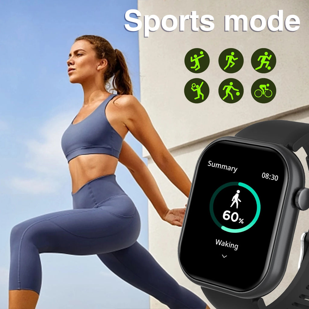 HOT Smartwatch full touch screen, answer and make calls, message reminders, custom watch face wallpaper and other functions - EverythingWhatYouWant