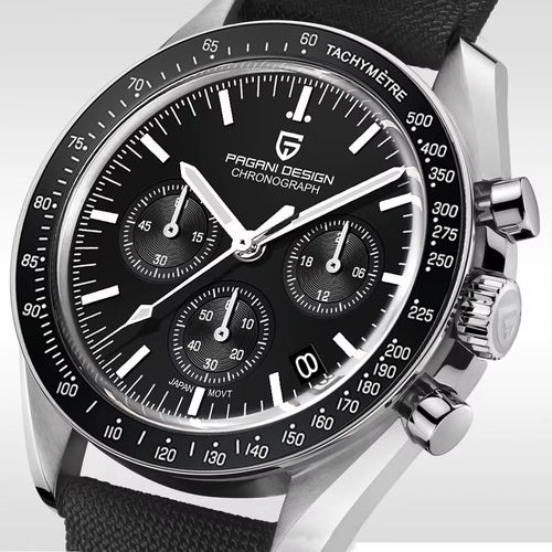 2026 New PAGANI DESIGN V6 Moon Men's Watcher Chronograph Quartz Watch Men Luxury AR Sapphire Ceramic Bezel Waterproof Luminous - EverythingWhatYouWant