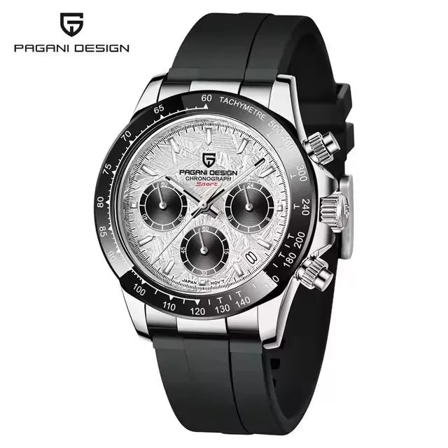 40mm New V2 PAGANI DESIGN Classic fashion Men Quartz Watches Sapphire Retro Chronograph Stainless Steel Waterproof Watch for Men - EverythingWhatYouWant