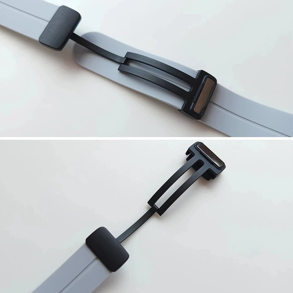 18mm Magnetic Buckle Strap For huawei watch gt 4 41mm Replacement Wristband Sport Silicone belt correa bracelet watch gt4 band - EverythingWhatYouWant