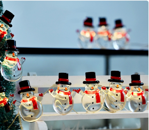 chrisman snowman modeling decorative string light - EverythingWhatYouWant